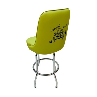 Single Ring Bar Stool with Bucket Seat